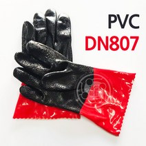 PVC 내유장갑 기름 고무장갑 왕두꺼비 DN807