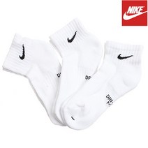 나이키 Y 에브리데이 쿠션 앙클 3팩 양말 (SX6844-100), SX6844-100_24(M)