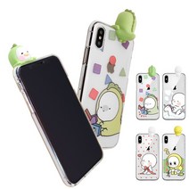 [Hidi] LG V50 (V500) / 바니 옴팡이 러빙 피규어 클리어젤리 케이스, 리본츄, 선택옵션