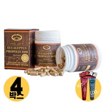 [사은품제공]호주 네이쳐스탑 유칼립투스 프로폴리스 3000mg 180캡슐 PROPOLIS 플로폴리스 면역력 캡슐 알지알지몰 RZ, 상품수량, 4개