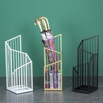 가정용 우산꽂이 심플 모던 긴우산용 우산보관함, C 블랙