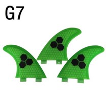 서핑보드 S/M/L 핀 업 서프 FCS g3/g5/g7 스러스터 보드 핀 벌집 멀티 컬러 Sup 스포츠 액세서리, 5.Green L