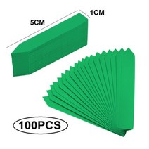 도로명주소판 건물주소 명패 100pcs 식물 태그 정원 식물 레이블 보육 마커 꽃 냄비 묘목 레이블 트레이 마크 도구 정원 액세서리, 작은 100 개 녹색