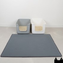 starcat 사막화방지 특대형 고양이 모래매트, 다크그레이