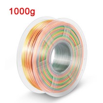 실크 PLA 무지개 3d 프린터 필라멘트 1.75mm 실키가 풍부한 광택 3D 펜 프린팅 재료 Ramdon 인쇄, 09 Silk Rainbow C 1kg