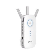 TP-Link AC1900 Wi-Fi 익스텐더(RE550) 최대 260제곱미터 및 35 장치 커버 1900Mbps 듀얼 밴드 무선 리피터 인터넷 부스터 기가비트 이더넷 포트
