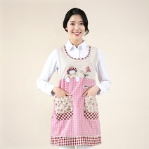 이솔홈 앞치마 원피스형 주방 공방 카페 바리스타 어린이집앞치마 모음, 토이 앞치마 02_핑크