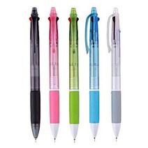 [소량주문가능]핫니들3색펜-300개이상 실크인쇄 1도 무료, 블랙