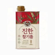 CJ제일제당 백설 진한 참기름 500ml 1개