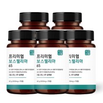 관절 연골 보스웰리아 인도 보스웰릭산 65 분말 캡슐, 70정 x 5개