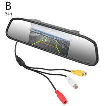 UHD룸미러블랙박스 센서유라이브 자동차 후면보기 미러 백업 카메라 모니터 8 LED TFT 후면 비전 나이트, 02 5 inches
