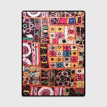 수입 터키 페르시안 카페트 거실 러그 특대형 에스닉 모로코 보헤미안 레트로 멀티컬러 200 300