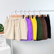 바이미쓰리 / (당일출고) 에어컨 린넨 밴딩 반팬츠(6color)