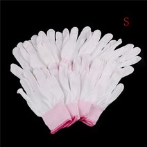 5pair 정전기 방지 ESD 전자 작업 장갑 Pu 코팅 손바닥 코팅 손가락 장갑, 2, 5쌍, 5개