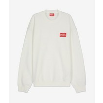 DIESEL 남성 로고 맨투맨 - 화이트 / A115910ILAC100 LOGO SWEATSHIRT 154499