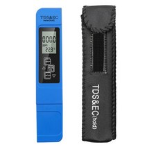 수질검사 TDS측정기 고급형TDS수질측정기 검사기 전문 3 in 1 ph 테스터 water ph meter tds ec temperature meter digital lcd, 파란색 원본