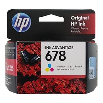 HP678 정품잉크 HP3545 HP4645 HP2645 HP2545 CZ107AA, HP678 (CZ108AA) 컬러/정품