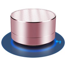 디이펙트 블루투스 무선 무드등 스피커 대용량 배터리 FM 라디오, 로즈골드, 로즈골드