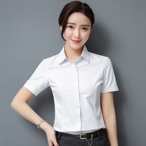 에이라인 원피스 여성 여름 정원 교사 작업복 유사원 유니폼 반팔 화이트블라우스 직업 4998679120