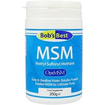 Bobs Best 식이유황 분말 옵티msm Powder OptiMSM 250g