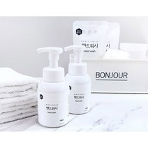핸드워시 손세정제 핸드솝 버블 향균 천연 물비누 어린이집 돌답례품 레인보우마켓, 1) 파우더향 - 용기