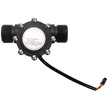 1PCS 물 흐름 센서 DN25 DC3.5-24V 1 인치 2-100L / 최소 홀 유량계 열 펌프 온수기 유량계 스위치 카운터, 보여진 바와 같이, 하나
