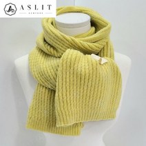 애슬릿(여성의류) [애슬릿] 무지 니트 꽈배기 목도리 머플러