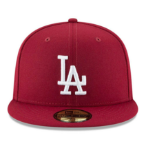 New Era 로스앤젤레스 다저스 LAD MLB 정품 뉴에라 피티드 캡 -버건디