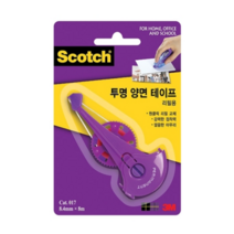 3M 스카치 투명 양면테이프 리필 017R, 10개