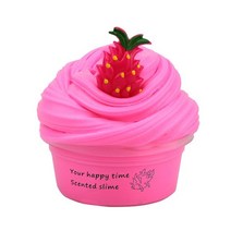 70ml 버터 슬라임 과일 키트 DIY 비 끈적 구름 향기로운 장난감 어린이 선물 스트레스 방지 교육 레인보우 클레이 공예, [08] H