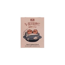 올가 간식 누룽지샌드 화이트초코 100g(12.5g 8) 탕비실 회사 어린이 성인 캠핑 차박 홈파티 영화 선물, 26개