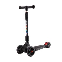 21st ScooTer 컬러플 접이식 킥보드, 검정