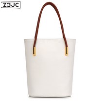 Z3JC 패션 물통 여성백 크리에이티브 토트백 고퀄리티 컬러블록 크로스 여성백