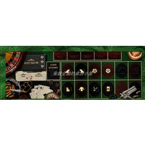 카드게임 아컴호러 플레이매트 아딱 보드게임 개인매트 AHLCG playmat, 패널 야경 60x42