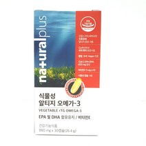 내츄럴플러스 식물성 알티지 rTG 오메가3 30캡슐 DHA EPA 비타민E, 1box, 1. 식물성 알티지오메가3 30캡슐
