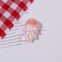 귀여운 브로치 배찌 강아지 여밈 핀 가디건 인형 금속 뱃찌 옷핀 가방뱃지 브로찌 선물 벳지 뱃지 가방 옷 고정핀 스마일 브러찌 액세서리 악세서리 만화 의류 댕댕이(8번)