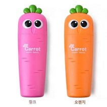 생활감성 당근 여행용 휴대용 칫솔통 칫솔케이스 1개, 오렌지