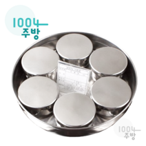 HACCP 식품관리 (구)스텐 원형 보존식용기 6P