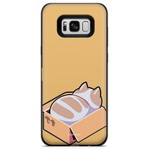갤럭시S8 케이스 박스 냥이 마그네틱 카드 범퍼
