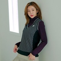 제이투제이 제이투제이 여성골프웨어 군살커버 MW 브이넥 빅사이즈 조끼