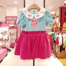 코코리따 NEW~~2022 F/W 신상~~캐치 티니핑 로미공주 반팔 샤랄라 벨벳 샤원피스