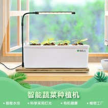 채소키우는 기계 재배기 상추 딸기 스마트팜 수경재배 집에서 바질 식물키우는, 02.고급형-조명, 플라스틱, 1개