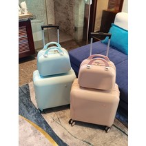 예쁜 소형캐리어 18인치 20인치 경량 가방 여행 360도 저소음 휠