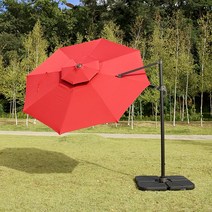 로마 3M 폴딩 파라솔(베이스별도), 레드