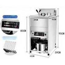 상업용 튀김기계 너겟 김말이 오징어튀김 치킨, 가용성 오일 디지털 40L 220V-7KW