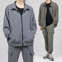 스타일에스 남녀공용 빅사이즈 기모 후드 집업 조거 팬츠 겨울 기모 트레이닝 세트