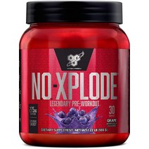 단백질파우더 프로틴파우더 NO-XPLODE 남성용 여성용 에너지 보충제 포도 30회 분량, Blue Raz, 30 Servings (Pack of 1)