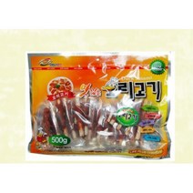 500g 오리 사사미 스틱 중형견 칭찬 간식 웰시코기간식 댕댕이육포 강아지보상 산책간식 외출 애견간식, 1개