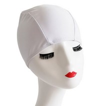 다이빙 모자 서핑 프리 잠수 수영 스킨스쿠버 여성용 방수 헤어 보호, 하얀