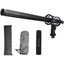 boya by-bm2040 외부 샷건 마이크 윈드스크린 및 쇼크 마운트 슈퍼 카디오이드 콘덴서 카메라 마이크 캐논 dslr 카메라스마트폰 블로깅 스트리밍 인터뷰 영화 유튜브용, by-mbm6060l